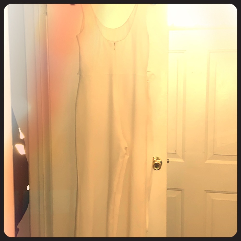 Karl Lagerfeld pearl lined jump suit